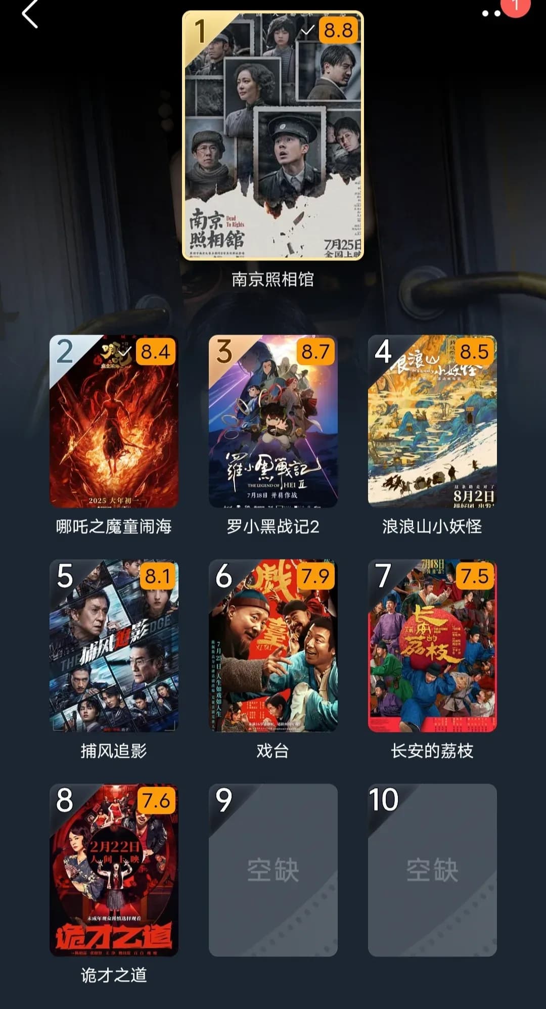 [夸克下载][2025年豆瓣电影榜单合集][WEB-MP4/452G][中文字幕][4K/1080P][高评分][内附榜单]